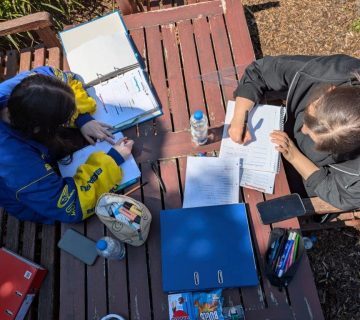 Unsere Auszubildenden bei den letzten Prüfungsvorbereitungen.