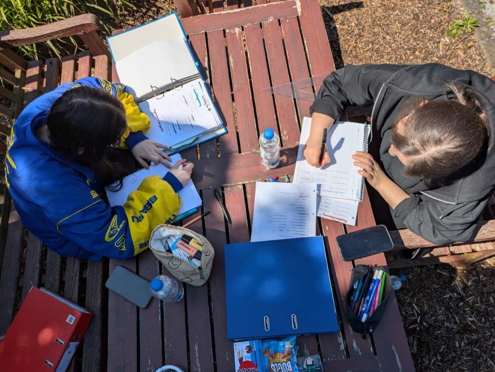 Unsere Auszubildenden bei den letzten Prüfungsvorbereitungen.